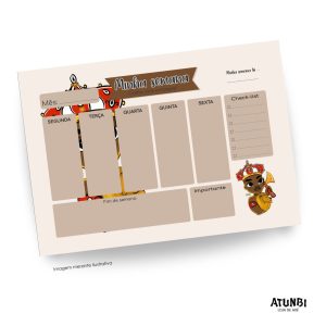 Planner de Geladeira Semanal
