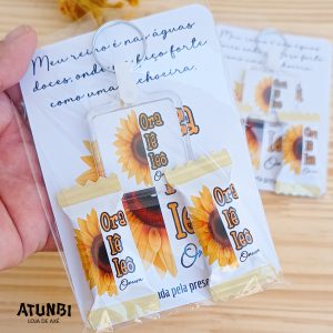 Kit Chaveiro Acrílico + balas