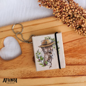 Chaveiro Post It Preto Velho