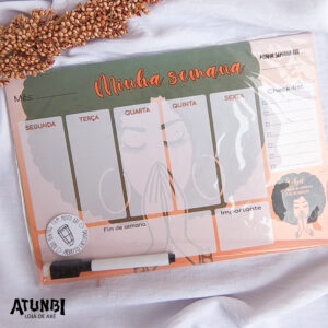 Planner de geladeira Obá