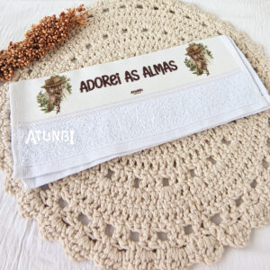 Toalha lavabo Preto Velho