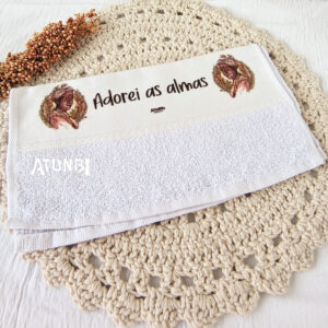 Toalha lavabo Preta Velha