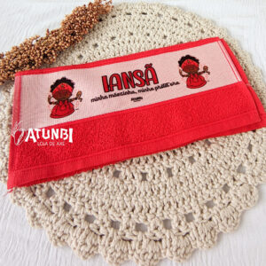 Toalha lavabo Iansã