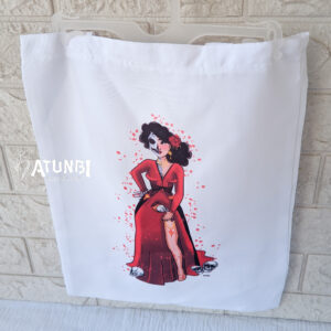 Sacola Pombagira Rosa Caveira