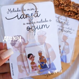 Chaveiro Acrílico Meu Ori