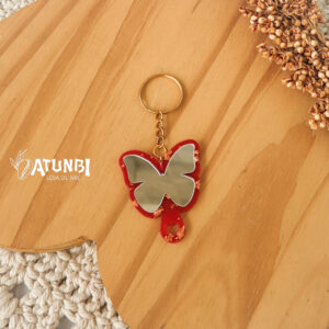 Chaveiro Espelho Borboleta