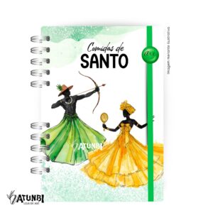 Caderno Comidas de Santo Meu Ori Aquarela