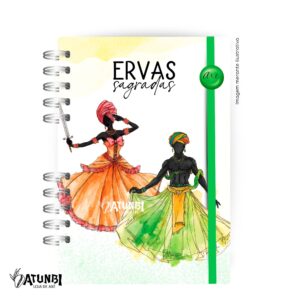 Caderno Ervas Sagradas Meu Ori Aquarela