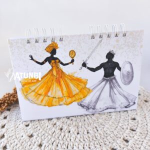 Calendário de Mesa Meu Ori Aquarela