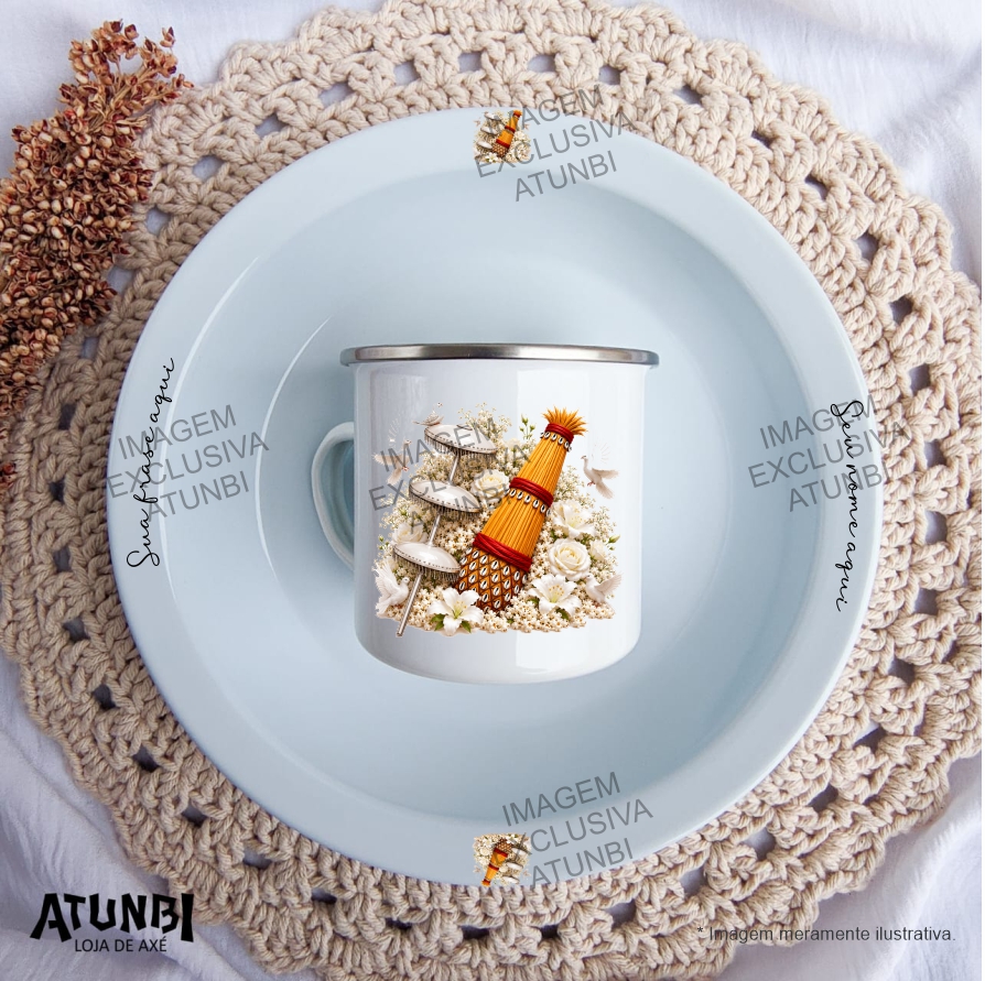 Kit prato e caneca agata
