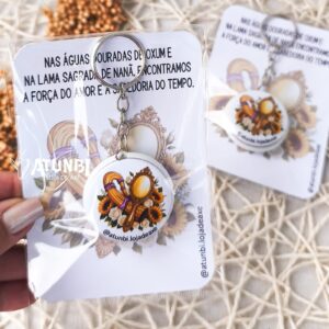 Chaveiro Dupla Face Meu Ori Paramentas