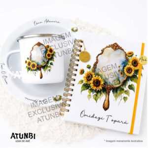 Kit Caneca + Prato + Caderno